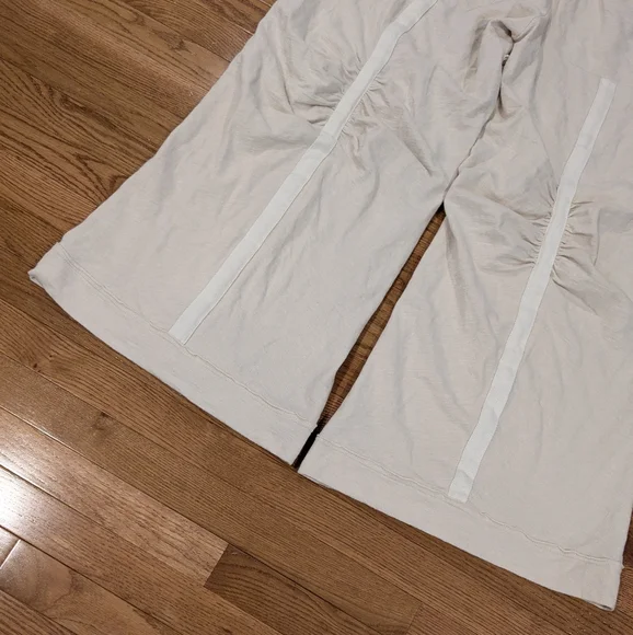 Free People FP Beach Cream Wide-Leg Pants Small - Picture 9 of 15